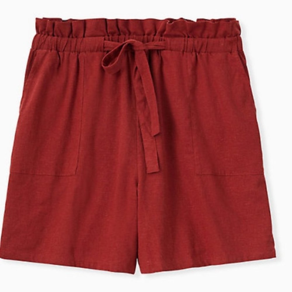 NWT Torrid Drawstring Paper bag waist shorts size 4X